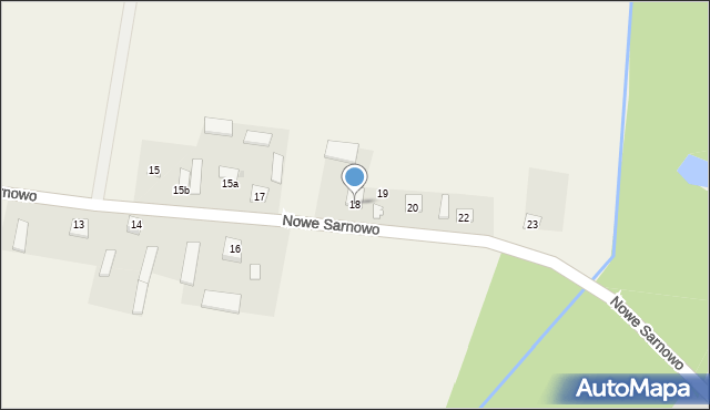 Nowe Sarnowo, Nowe Sarnowo, 18, mapa Nowe Sarnowo