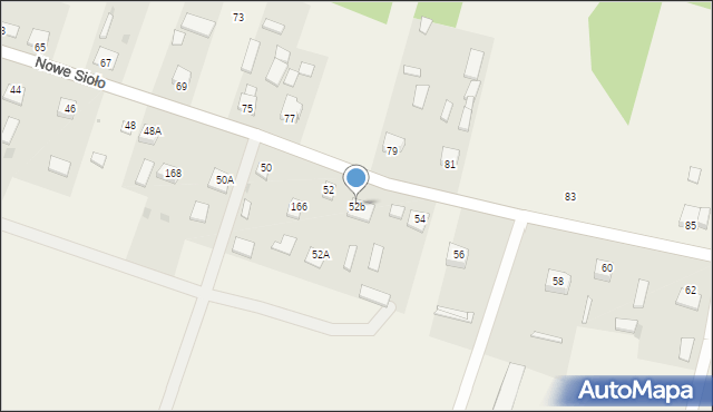 Nowe Sioło, Nowe Sioło, 52b, mapa Nowe Sioło