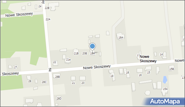 Nowe Skoszewy, Nowe Skoszewy, 19A, mapa Nowe Skoszewy