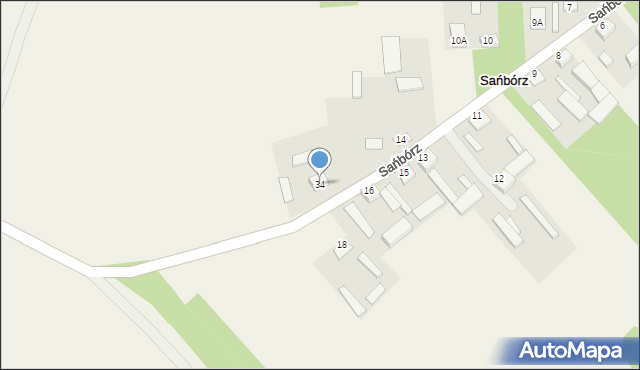 Nowe Strzałki, Nowe Strzałki, 34, mapa Nowe Strzałki