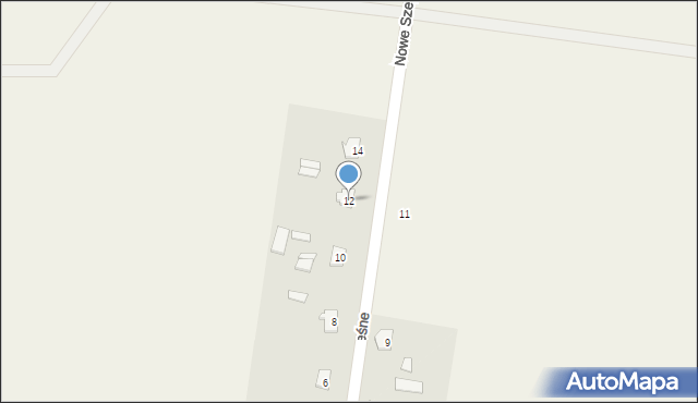 Nowe Szepietowo Podleśne, Nowe Szepietowo Podleśne, 12, mapa Nowe Szepietowo Podleśne