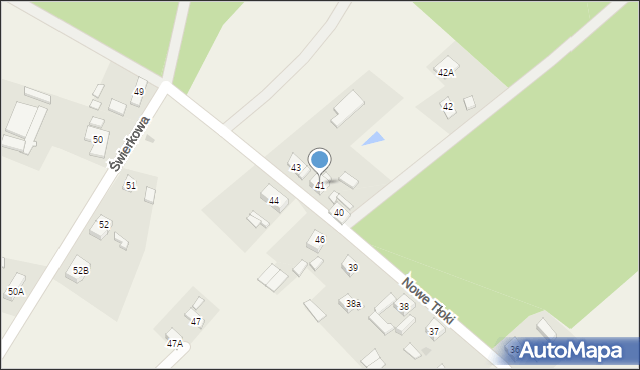 Nowe Tłoki, Nowe Tłoki, 41, mapa Nowe Tłoki