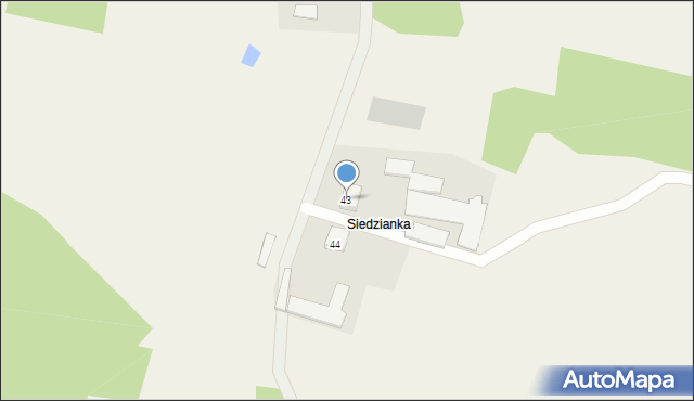 Nowe Wykno, Nowe Wykno, 43, mapa Nowe Wykno