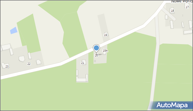 Nowe Wyrzyki, Nowe Wyrzyki, 20, mapa Nowe Wyrzyki