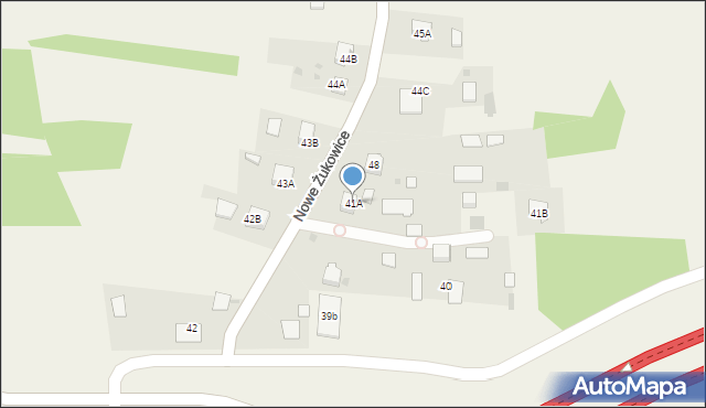 Nowe Żukowice, Nowe Żukowice, 41A, mapa Nowe Żukowice