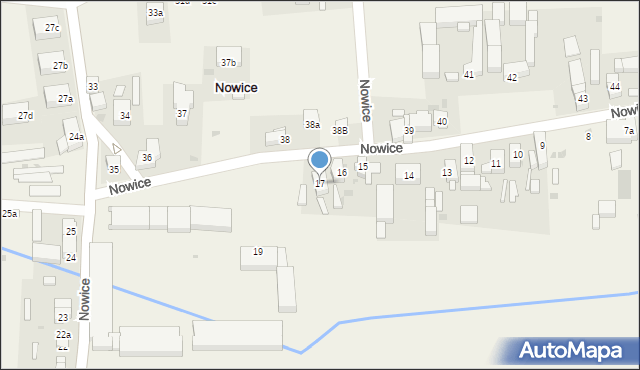 Nowice, Nowice, 17, mapa Nowice