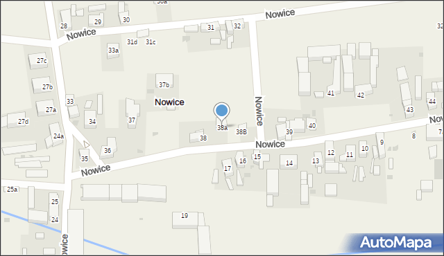 Nowice, Nowice, 38a, mapa Nowice