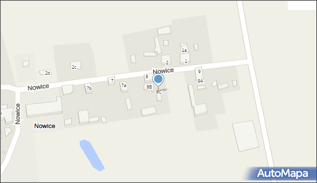 Nowice, Nowice, 8C, mapa Nowice