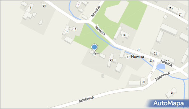 Nowina, Nowina, 14, mapa Nowina