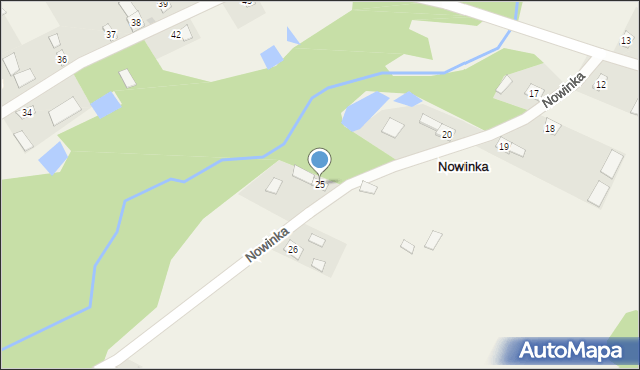 Nowinka, Nowinka, 25, mapa Nowinka