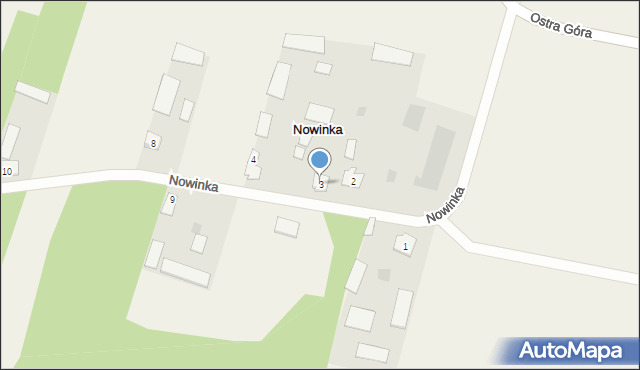 Nowinka, Nowinka, 3, mapa Nowinka