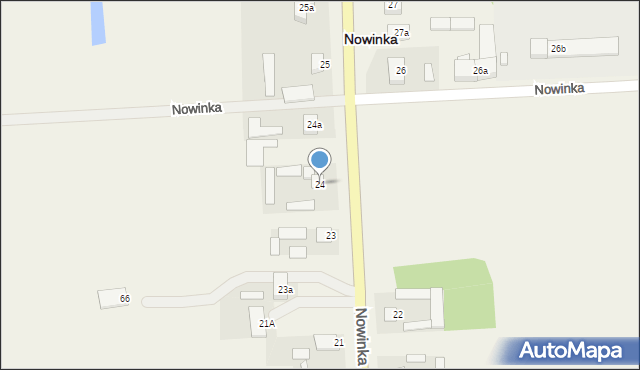 Nowinka, Nowinka, 24, mapa Nowinka