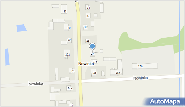 Nowinka, Nowinka, 27, mapa Nowinka