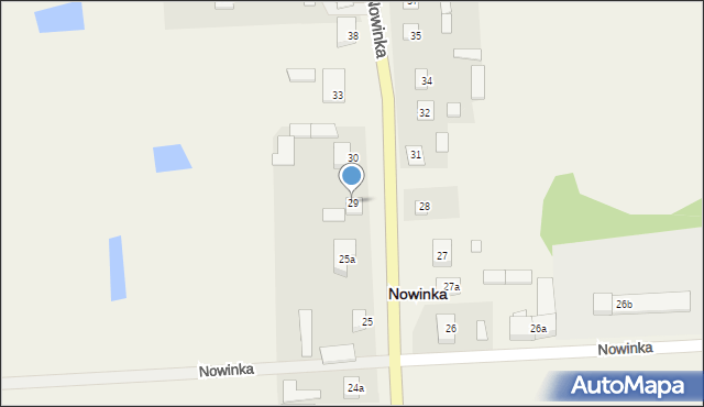 Nowinka, Nowinka, 29, mapa Nowinka