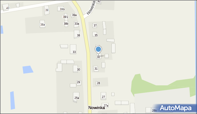 Nowinka, Nowinka, 32, mapa Nowinka