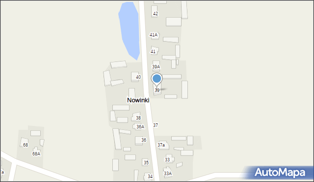 Nowinki, Nowinki, 39, mapa Nowinki