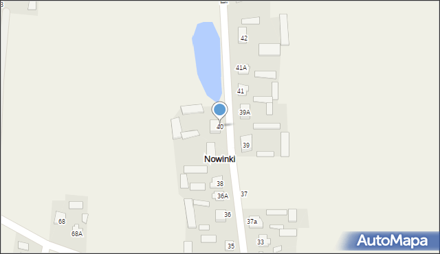 Nowinki, Nowinki, 40, mapa Nowinki