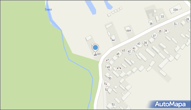 Nowiny, Nowiny, 48, mapa Nowiny