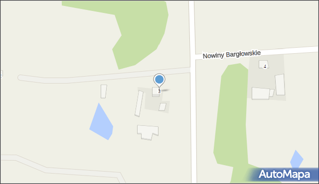 Nowiny Bargłowskie, Nowiny Bargłowskie, 3, mapa Nowiny Bargłowskie