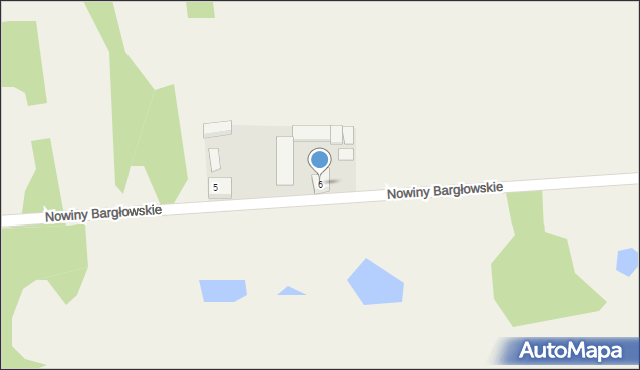 Nowiny Bargłowskie, Nowiny Bargłowskie, 6, mapa Nowiny Bargłowskie