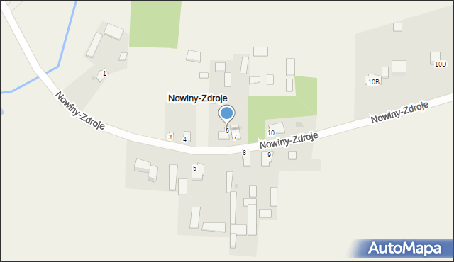 Nowiny-Zdroje, Nowiny-Zdroje, 6, mapa Nowiny-Zdroje