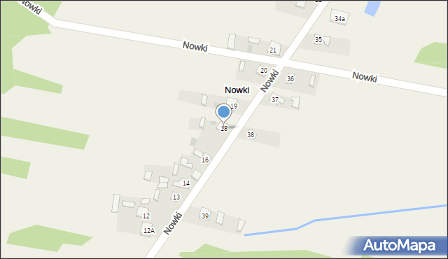 Nowki, Nowki, 18, mapa Nowki