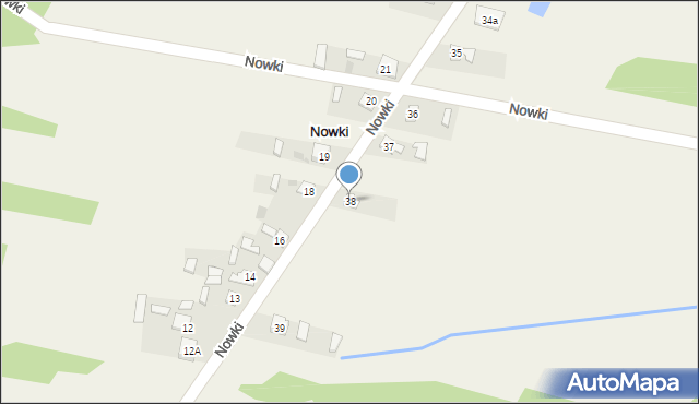 Nowki, Nowki, 38, mapa Nowki