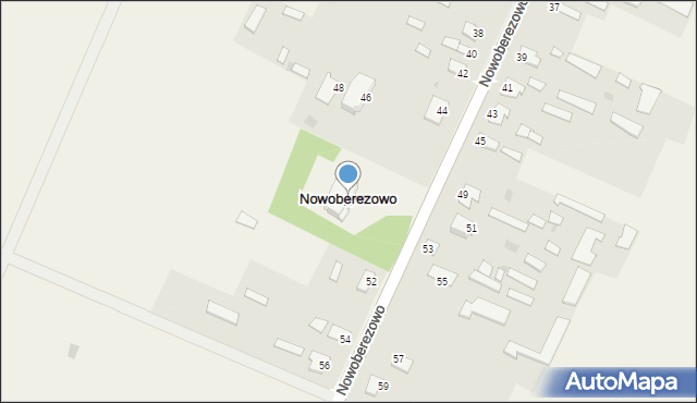 Nowoberezowo, Nowoberezowo, 50, mapa Nowoberezowo