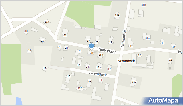 Nowodwór, Nowodwór, 28, mapa Nowodwór