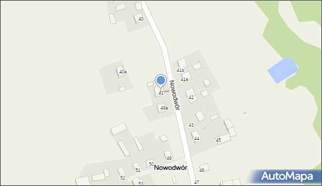 Nowodwór, Nowodwór, 41, mapa Nowodwór