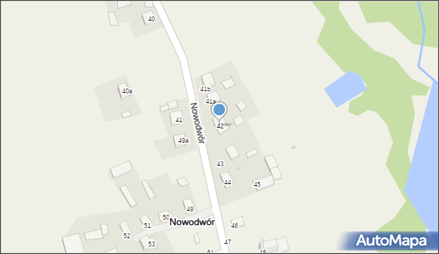 Nowodwór, Nowodwór, 42, mapa Nowodwór