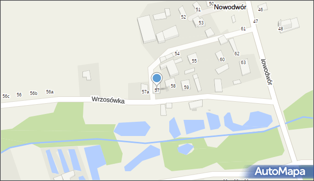 Nowodwór, Nowodwór, 57, mapa Nowodwór