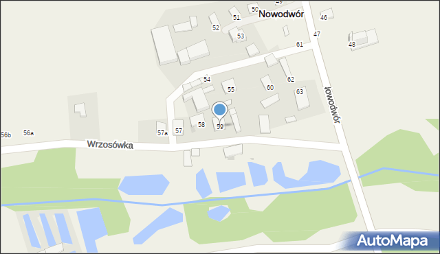 Nowodwór, Nowodwór, 59, mapa Nowodwór