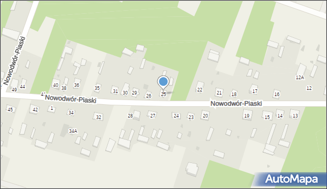 Nowodwór-Piaski, Nowodwór-Piaski, 25, mapa Nowodwór-Piaski