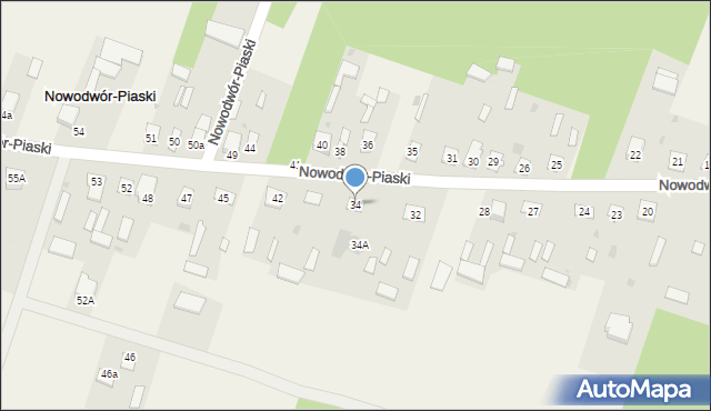 Nowodwór-Piaski, Nowodwór-Piaski, 34, mapa Nowodwór-Piaski