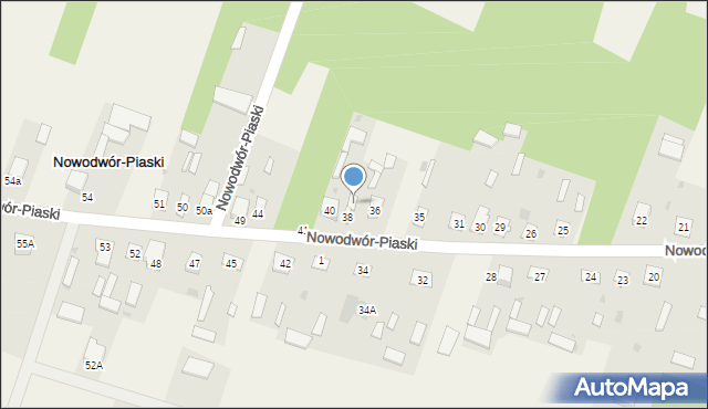 Nowodwór-Piaski, Nowodwór-Piaski, 39, mapa Nowodwór-Piaski