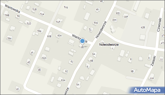 Nowodworze, Nowodworze, 60, mapa Nowodworze