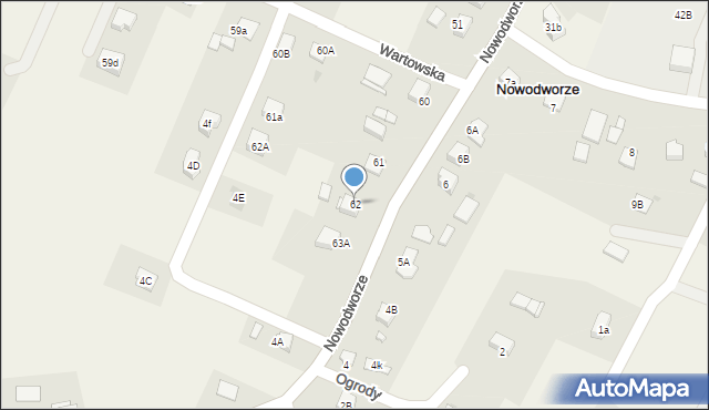 Nowodworze, Nowodworze, 62, mapa Nowodworze