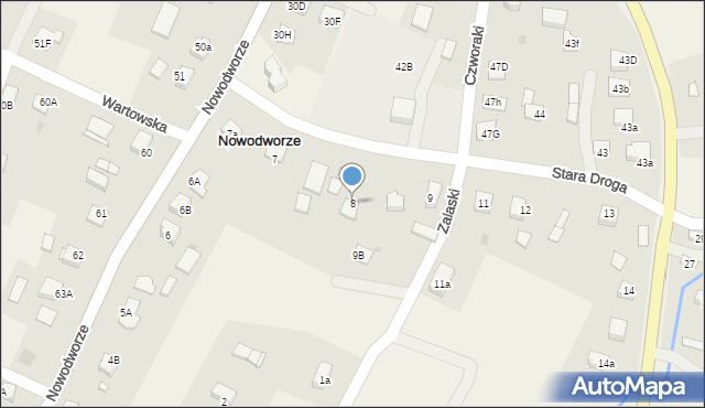 Nowodworze, Nowodworze, 8, mapa Nowodworze