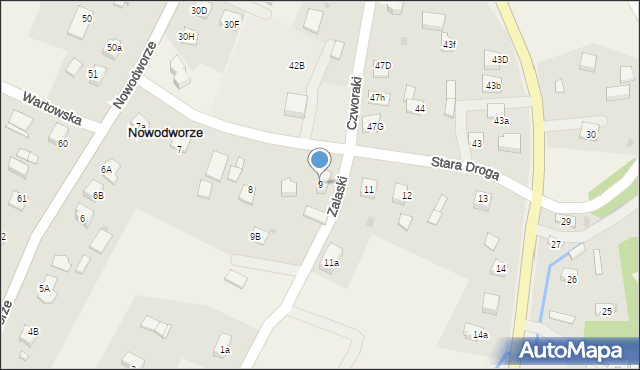 Nowodworze, Nowodworze, 9, mapa Nowodworze