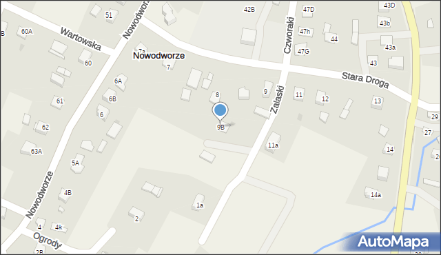 Nowodworze, Nowodworze, 9B, mapa Nowodworze