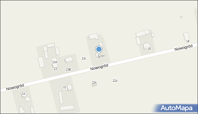 Nowogród, Nowogród, 21, mapa Nowogród