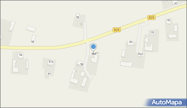 Nowogród, Nowogród, 58A, mapa Nowogród