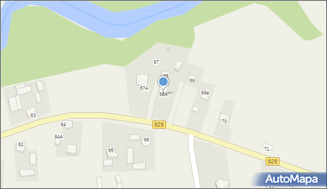 Nowogród, Nowogród, 68A, mapa Nowogród