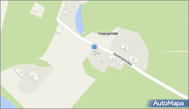 Nowogródek, Nowogródek, 2, mapa Nowogródek