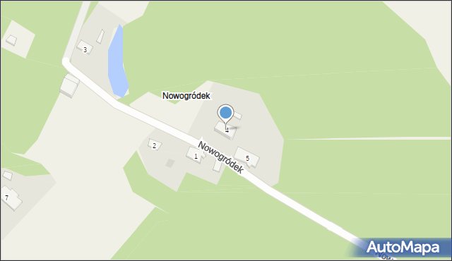 Nowogródek, Nowogródek, 4, mapa Nowogródek