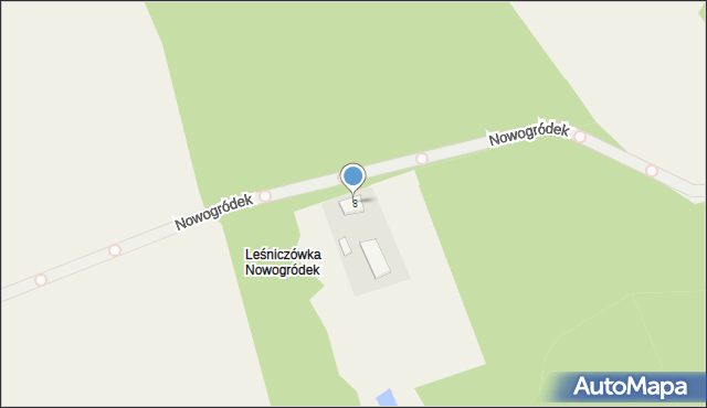 Nowogródek, Nowogródek, 8, mapa Nowogródek