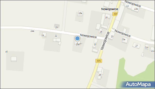 Nowojowice, Nowojowice, 20a, mapa Nowojowice