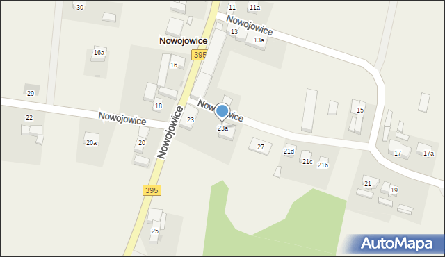 Nowojowice, Nowojowice, 23a, mapa Nowojowice