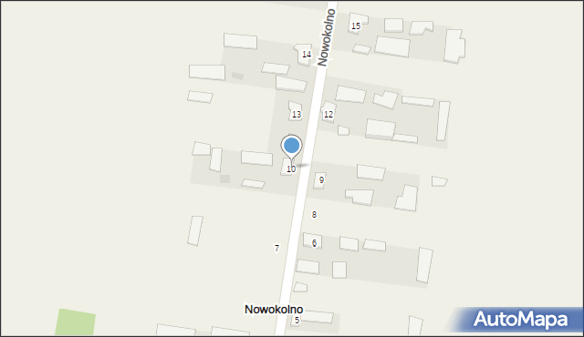 Nowokolno, Nowokolno, 10, mapa Nowokolno